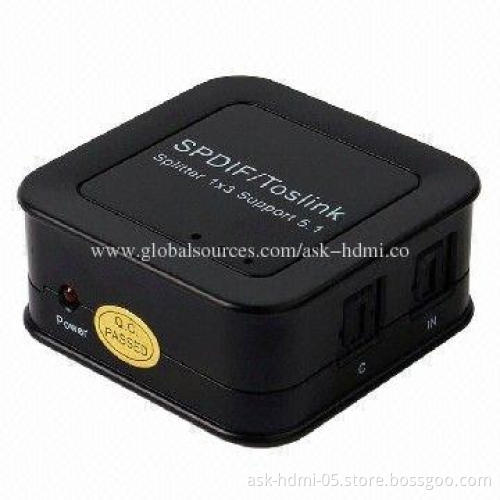 SPDIF/TosLink Digital Optical Audio 1x3 Splitters
